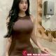 Attractive Malay woman in brown dress. Local Melayu escort service.