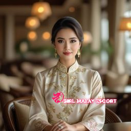 Elegant Asian woman in traditional dress with gold embroidery, seated in a luxurious restaurant.